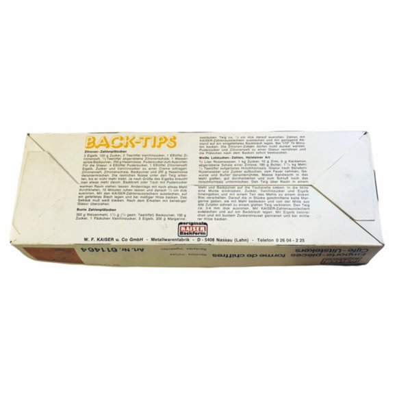 Kaiser Backform Cookie Cutters Zahlenausstecher 611464 Numbers Set of 12 Vintage - Picture 2 of 4